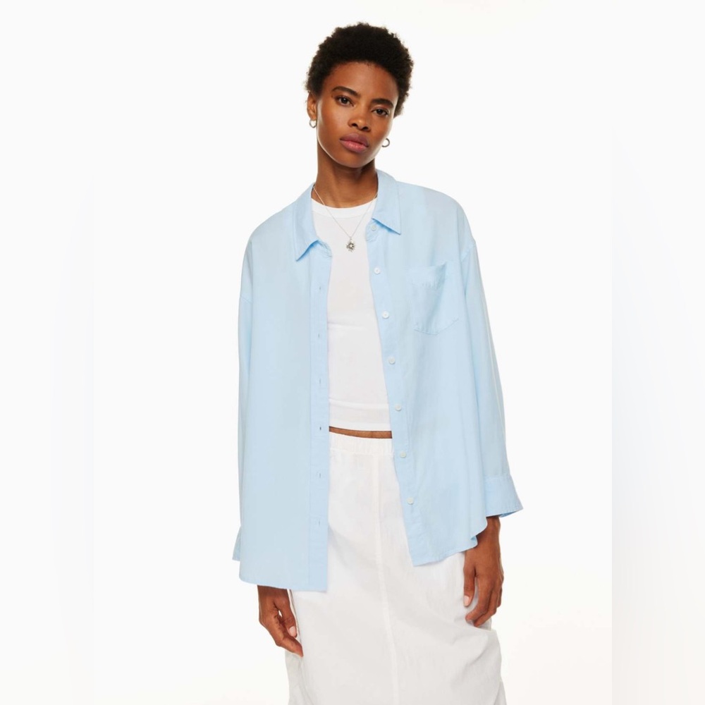 Aritzia Wilfred Free Relaxed Button Down Shirt